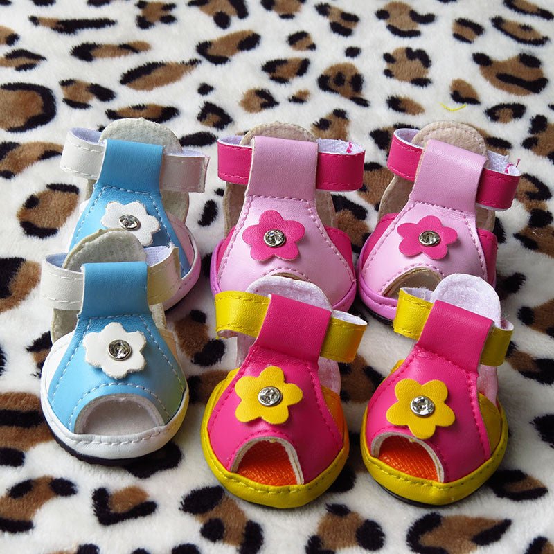 Non-slip Pet Sandals Cute Summer Puppy Shoes | Luxury Home Accessories | Heulog Glow