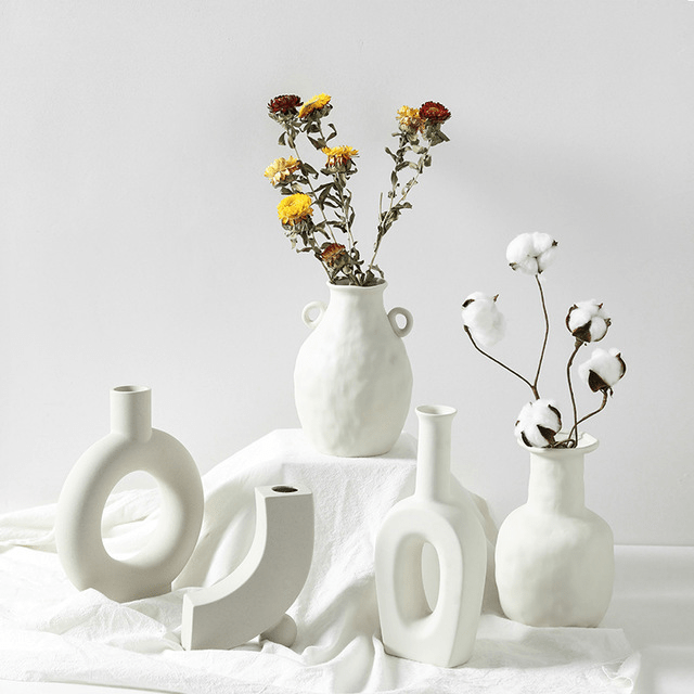 Nordic decoration ceramic vase | Luxury Home Accessories | Heulog Glow