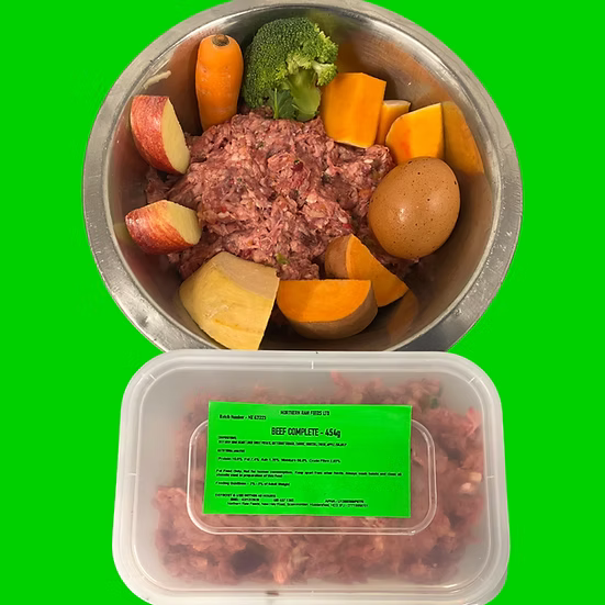 Northern Raw Feeds - Beef Complete - 454g | Luxury Home Accessories | Heulog Glow