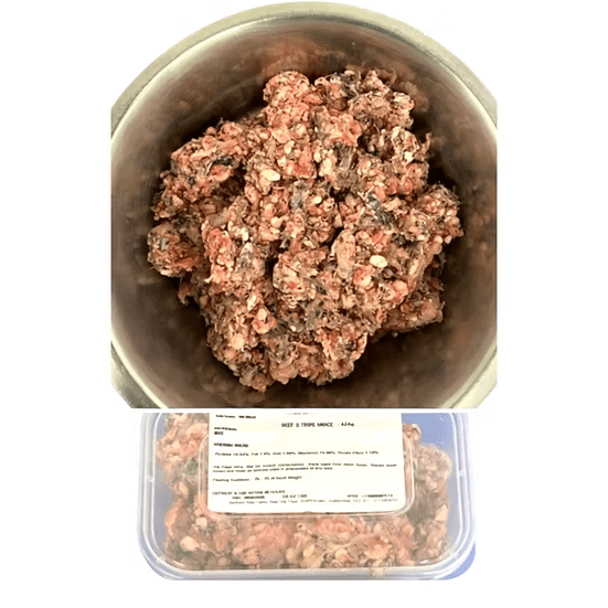 Northern Raw Feeds - Boneless Beef & Beef Tripe - 454g | Luxury Home Accessories | Heulog Glow