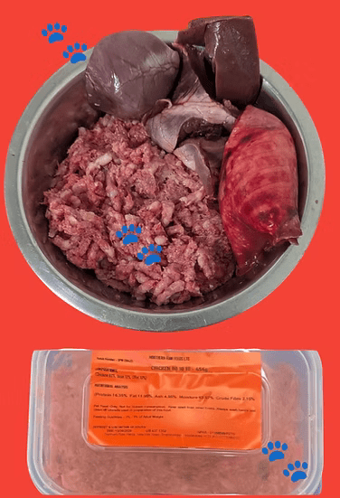 Northern Raw Feeds - Chicken 80 10 10 - 454g | Luxury Home Accessories | Heulog Glow