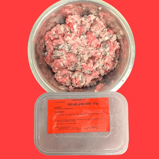 Northern Raw Feeds - Duck & Lamb Tripe - 454g | Luxury Home Accessories | Heulog Glow