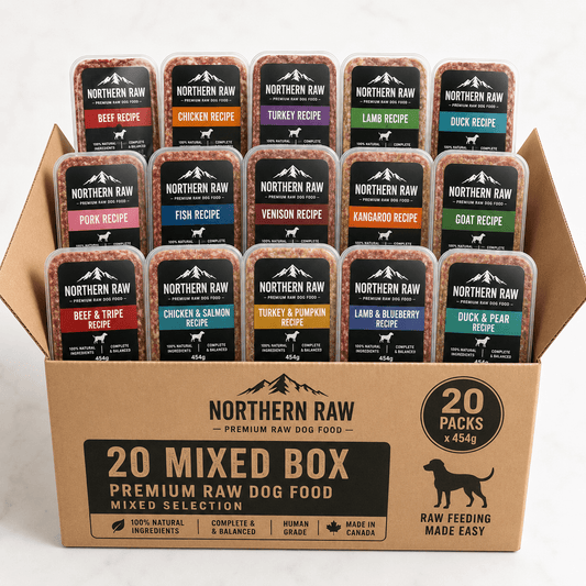 Northern Raw Mixed 20 x 454g Box Deal | Luxury Home Accessories | Heulog Glow