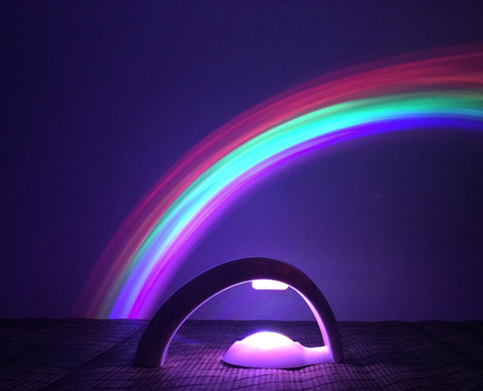 Novelty LED Romantic Sky Rainbow Colorful Projection Night Light | Luxury Home Accessories | Heulog Glow
