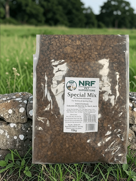 N.R.F Special Mix with Real Meaty Chunks - 15kg | Luxury Home Accessories | Heulog Glow