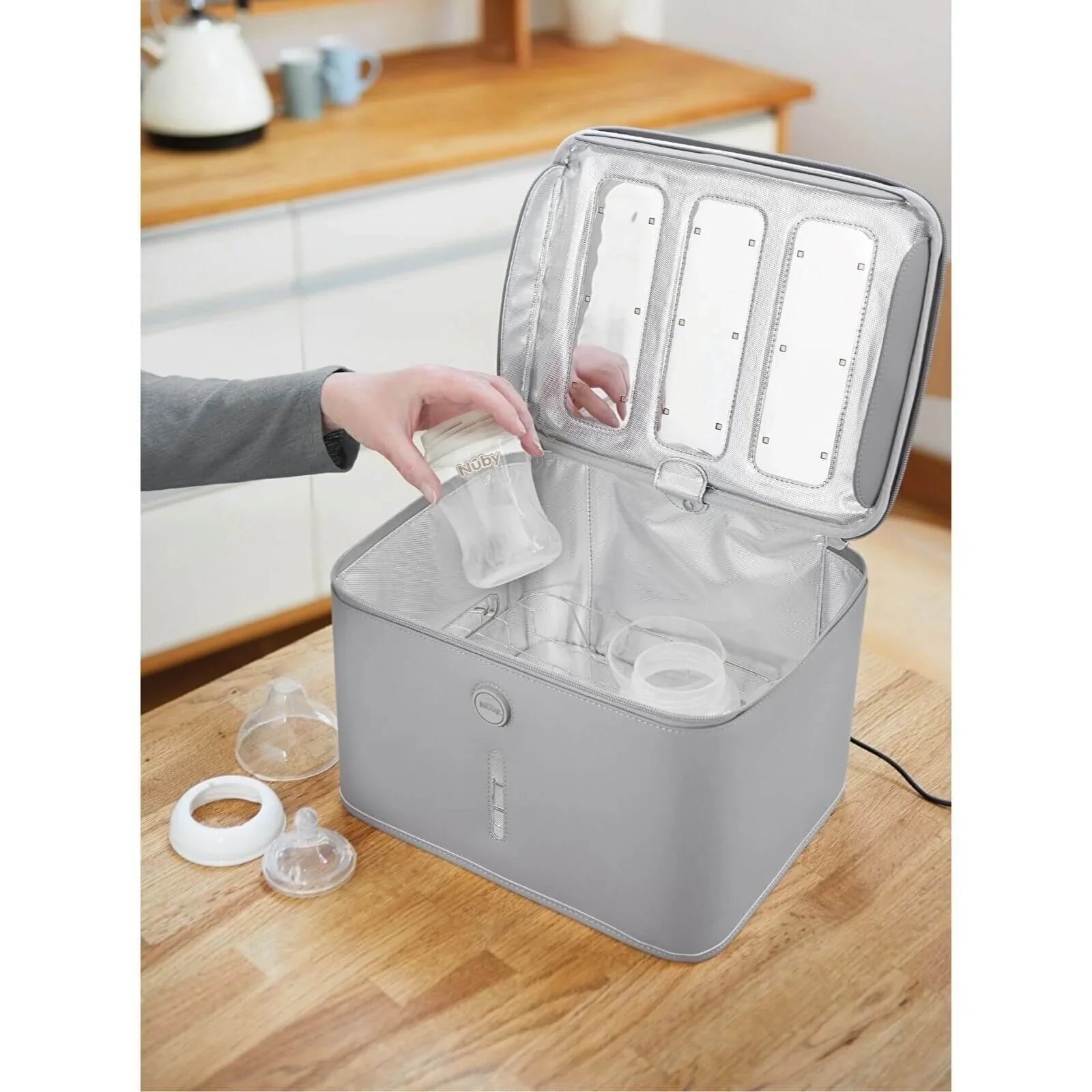 Nuby 3 Minute UV Baby Steriliser | Luxury Home Accessories | Heulog Glow