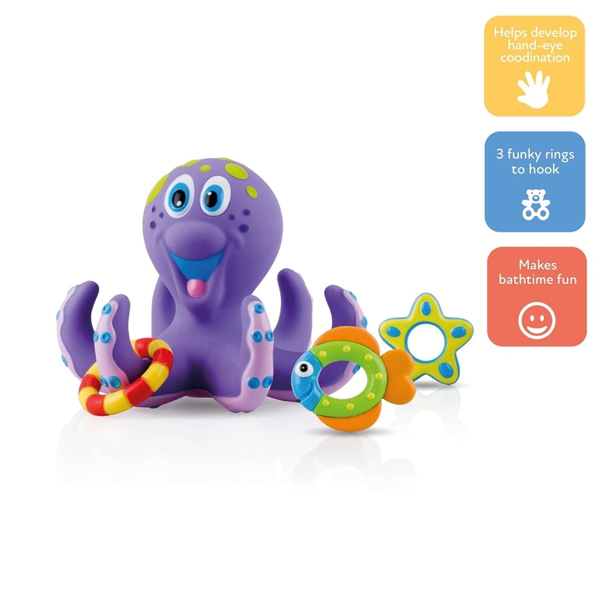 Nuby Floating Octopus Bath Toy | Luxury Home Accessories | Heulog Glow