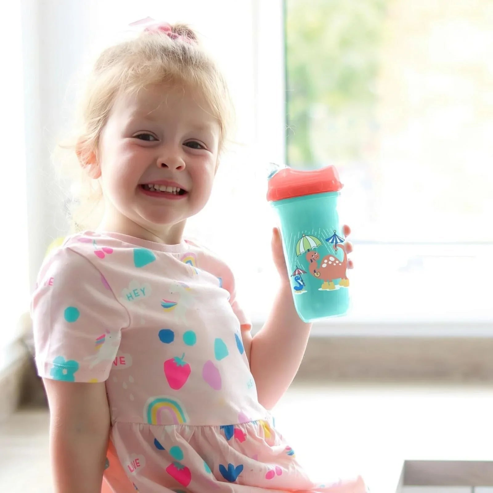 Nuby Insulated Cool Sipper Cup Pack of 1 270ml Assorted | Luxury Home Accessories | Heulog Glow