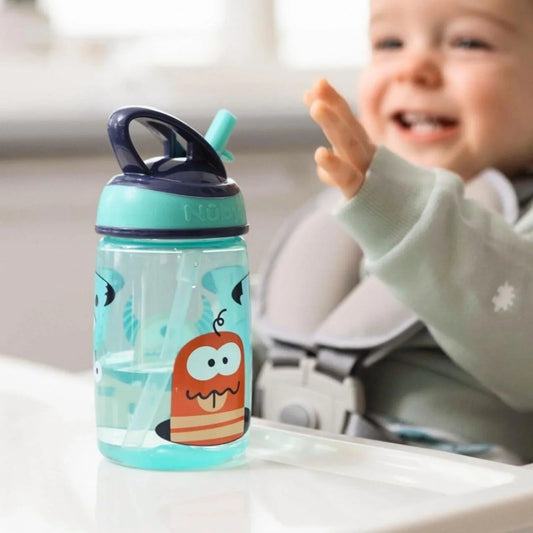 Nuby Mighty Swig Water Bottle Pack of 1 360ml | Luxury Home Accessories | Heulog Glow
