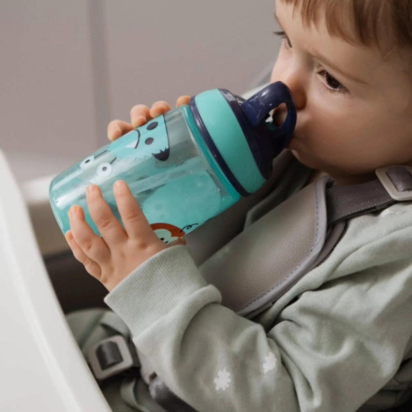 Nuby Mighty Swig Water Bottle Pack of 1 360ml | Luxury Home Accessories | Heulog Glow