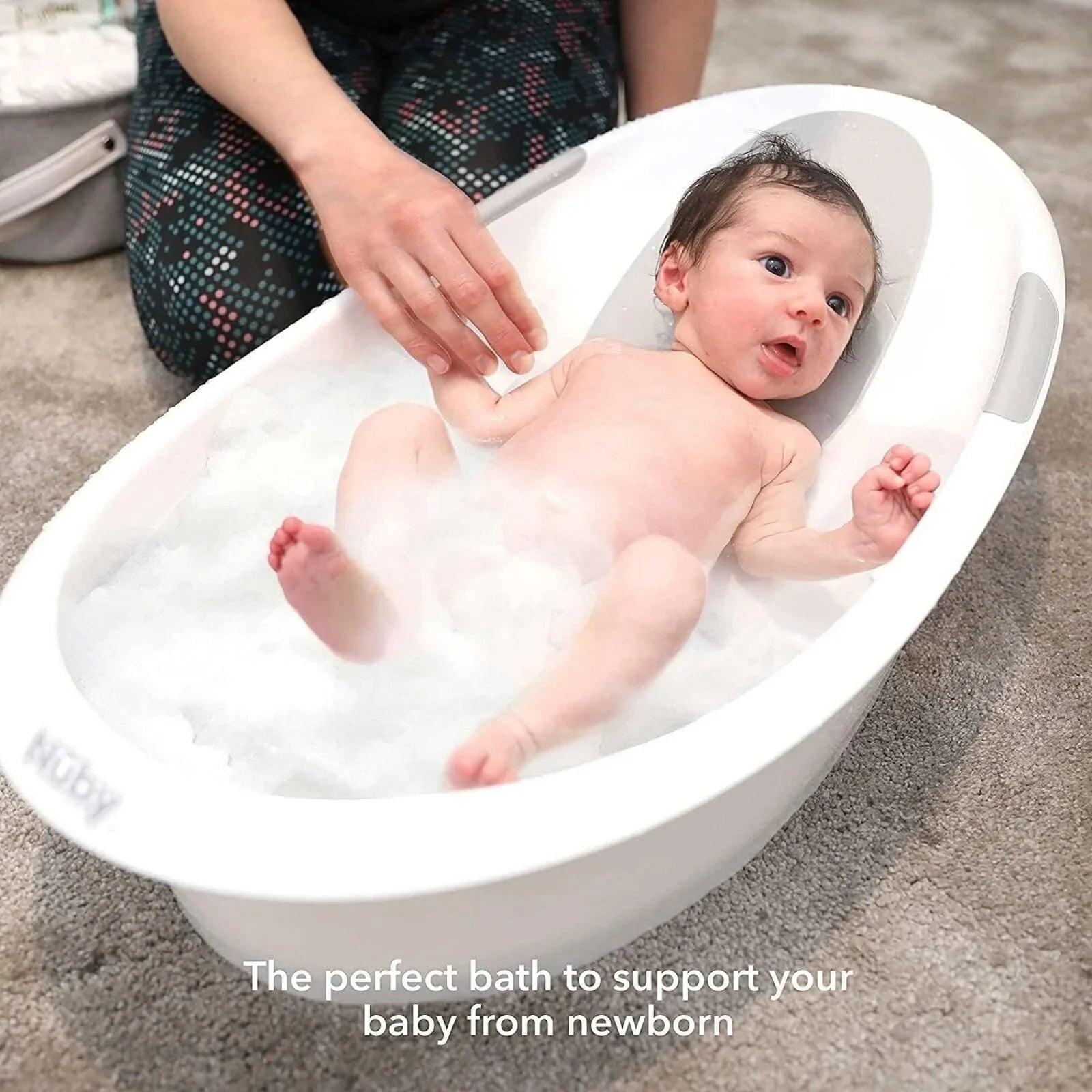 Nuby Newborn Baby Bath | Luxury Home Accessories | Heulog Glow