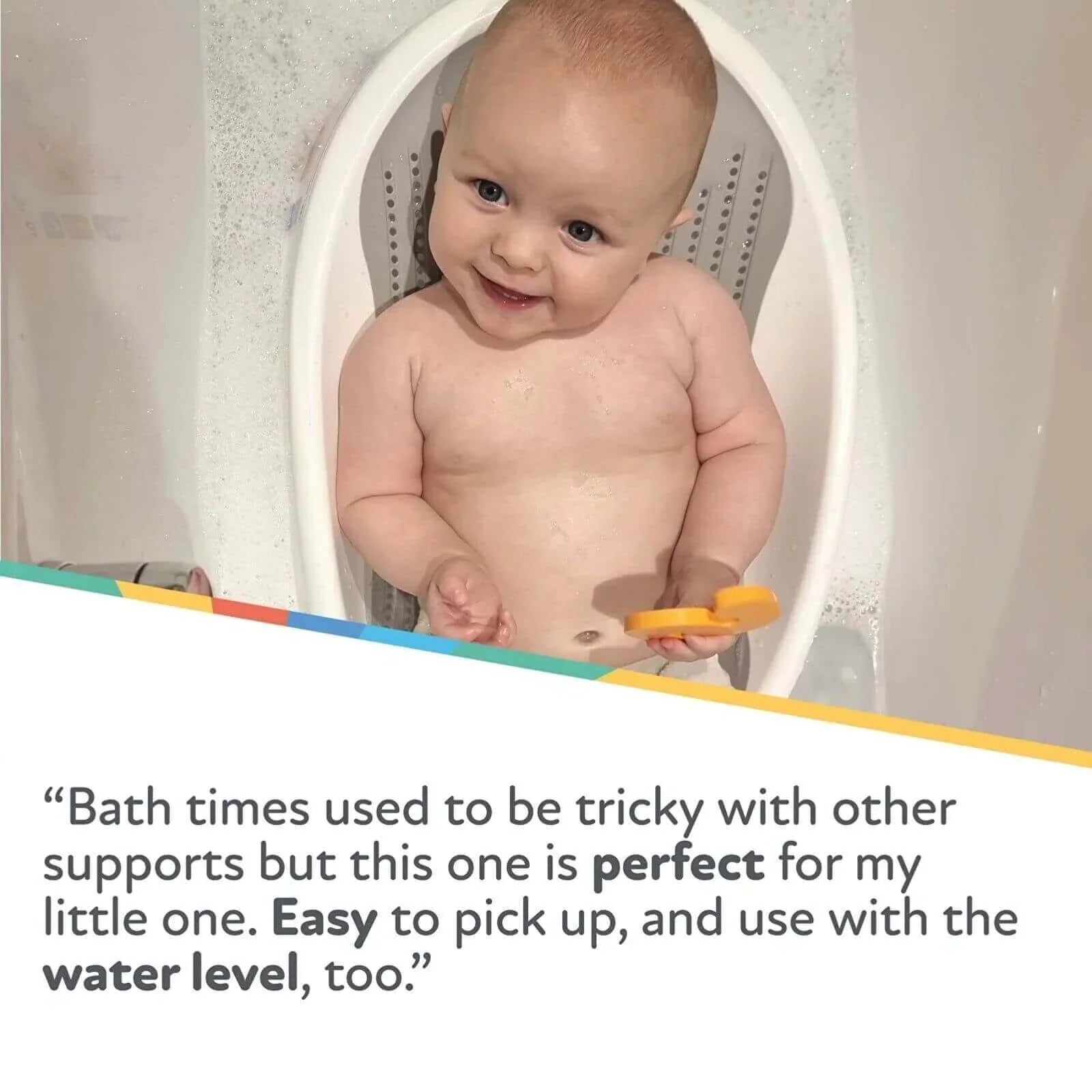 Nuby Newborn Baby Bath Support - Ergonomic Design | Luxury Home Accessories | Heulog Glow