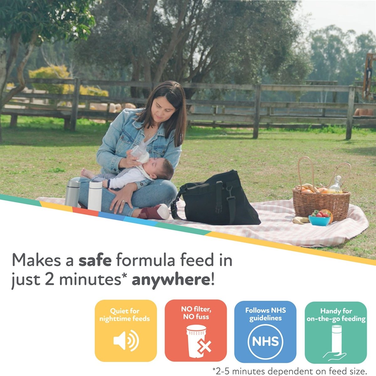 Nuby RapidCool Formula Feeding Kit | Luxury Home Accessories | Heulog Glow