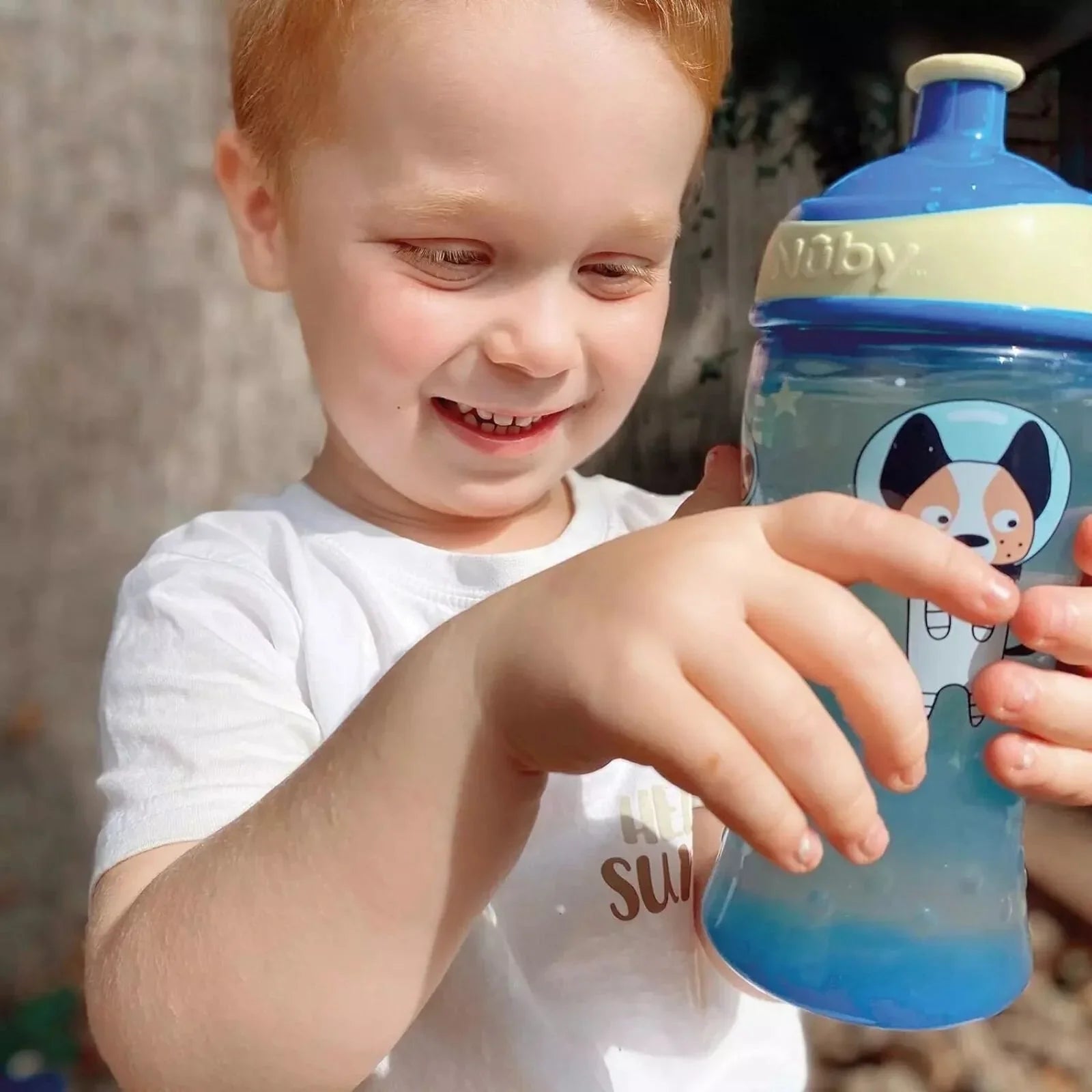 Nuby Super Slurp Water Bottle Pack of 1 360ml | Luxury Home Accessories | Heulog Glow