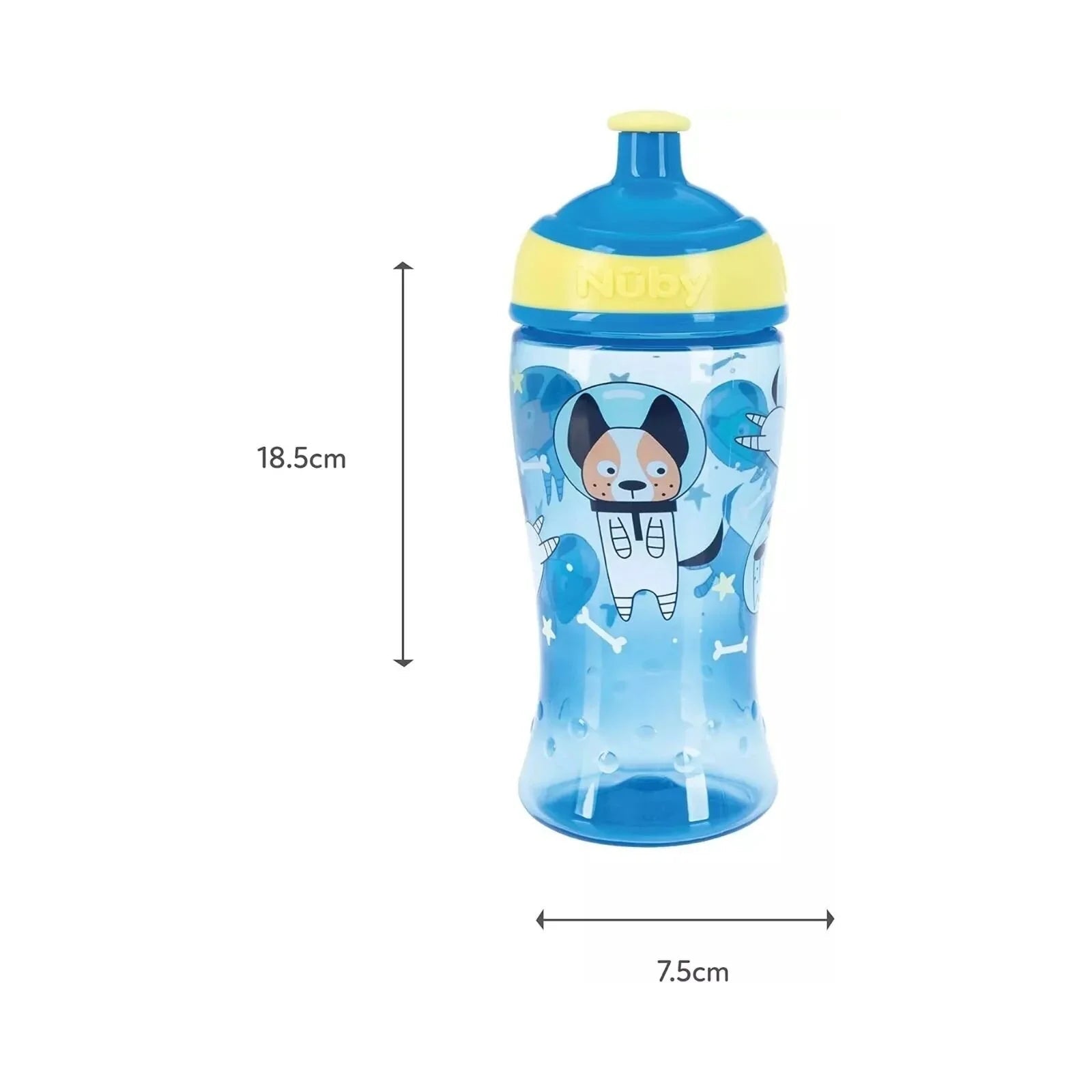 Nuby Super Slurp Water Bottle Pack of 1 360ml | Luxury Home Accessories | Heulog Glow