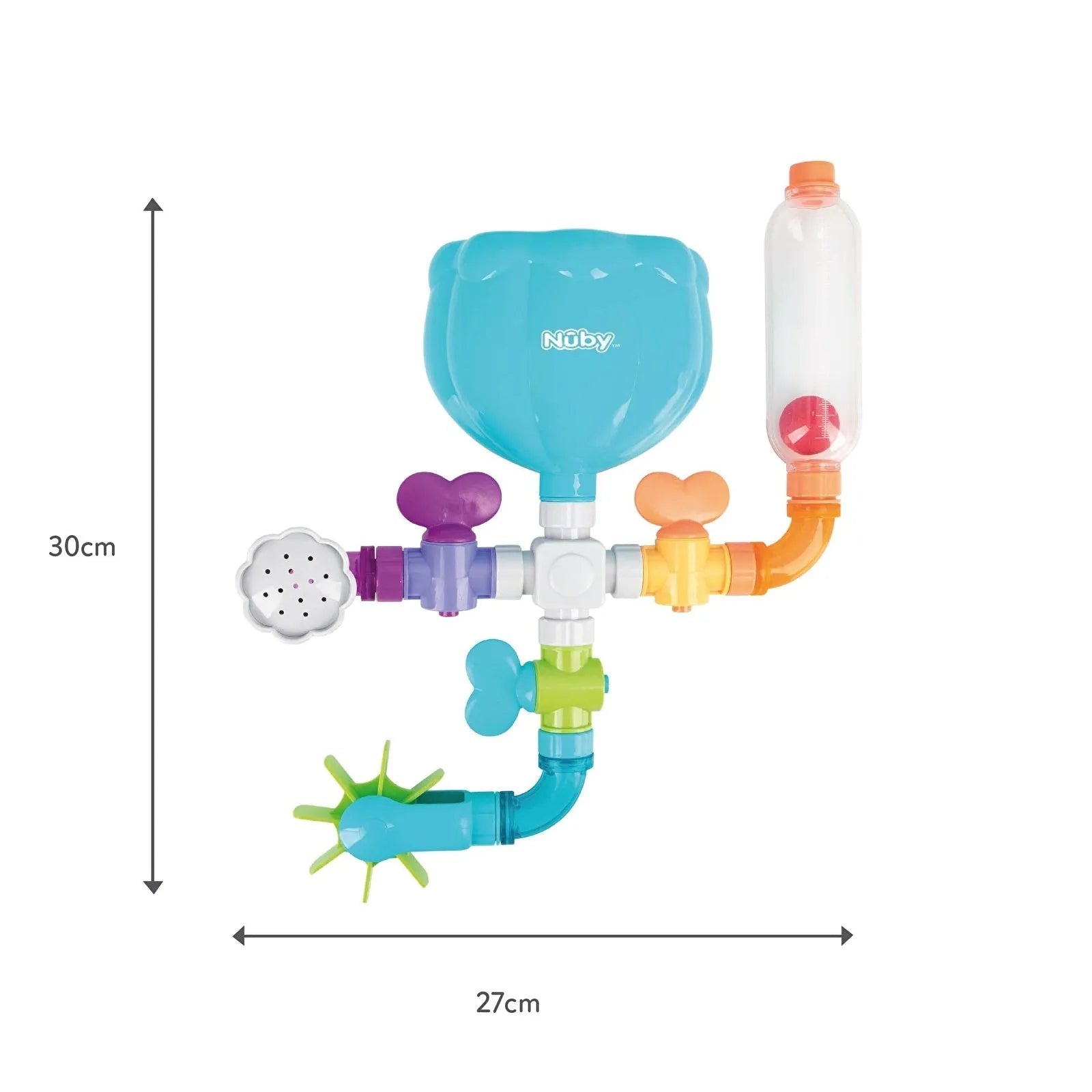 Nuby Wacky Pipes Bath Toy | Luxury Home Accessories | Heulog Glow