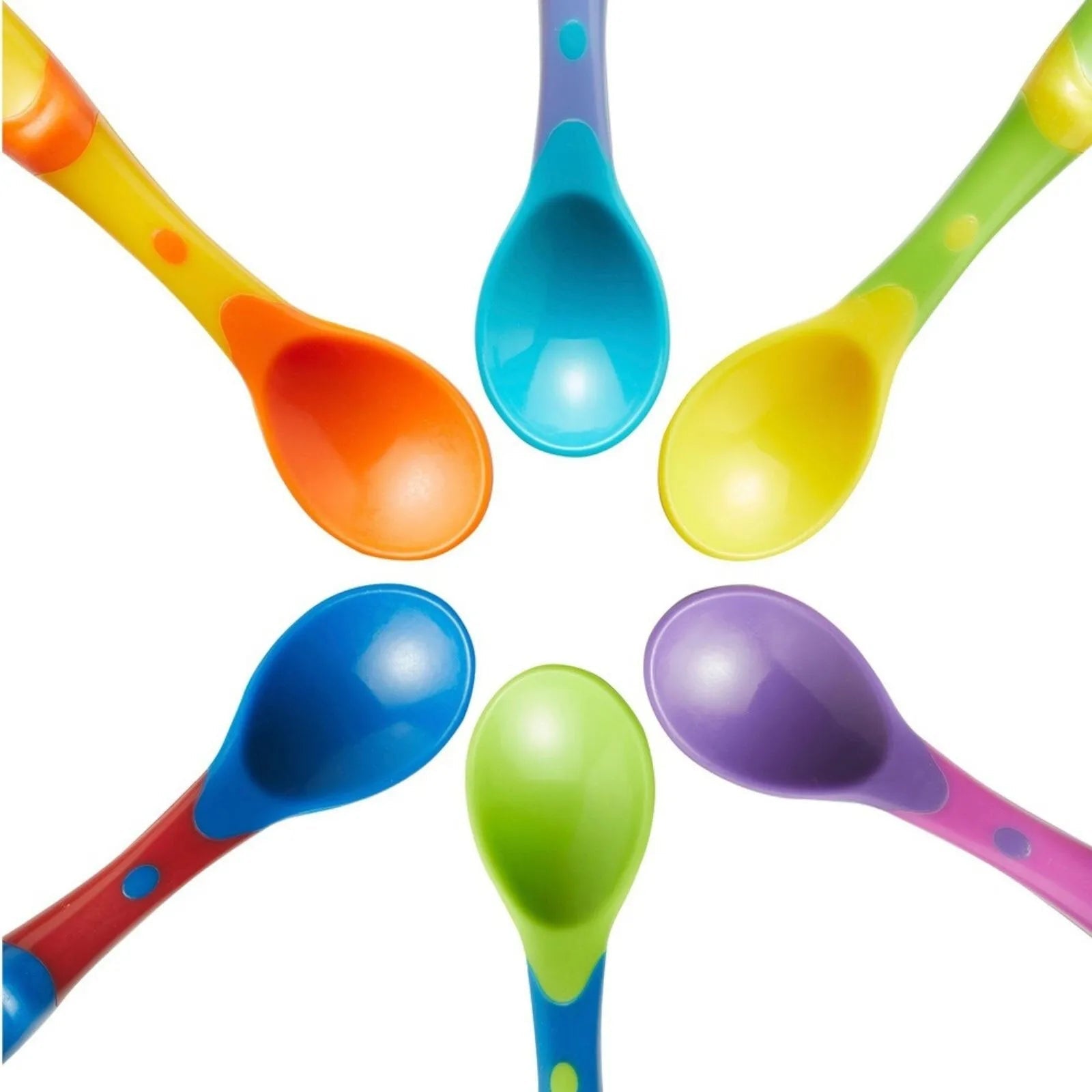Nuby Weaning Spoons Pack of 6 | Luxury Home Accessories | Heulog Glow