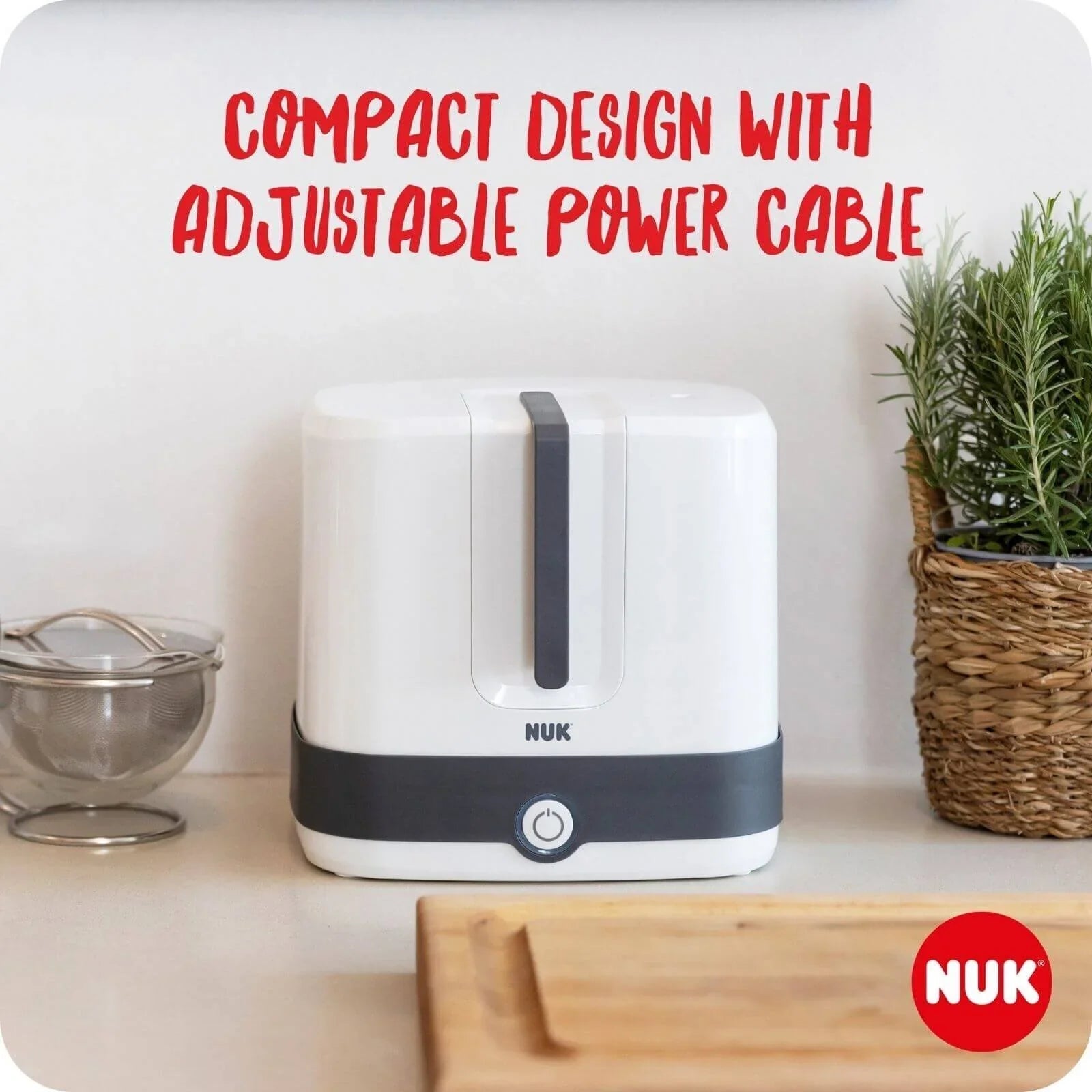 NUK Vario Express Steam Steriliser | Luxury Home Accessories | Heulog Glow