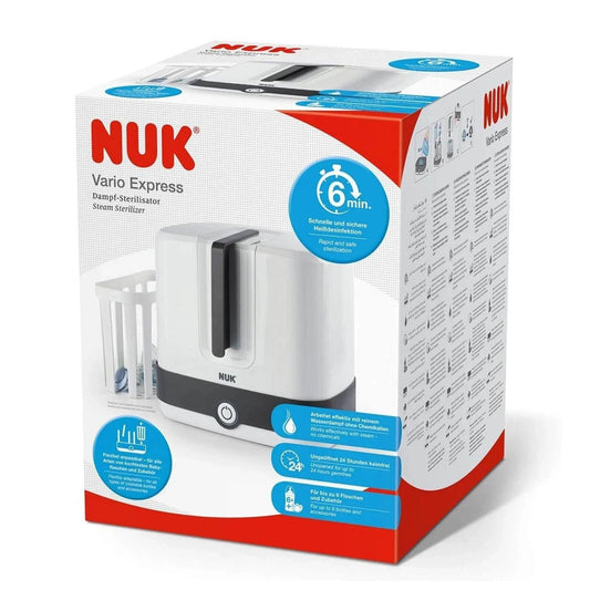 NUK Vario Express Steam Steriliser | Luxury Home Accessories | Heulog Glow