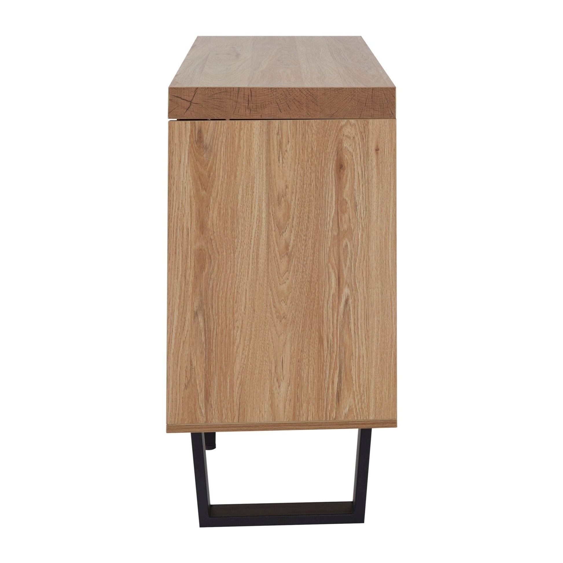 Oakton Wood Effect 3 Door Sideboard | Luxury Home Accessories | Heulog Glow