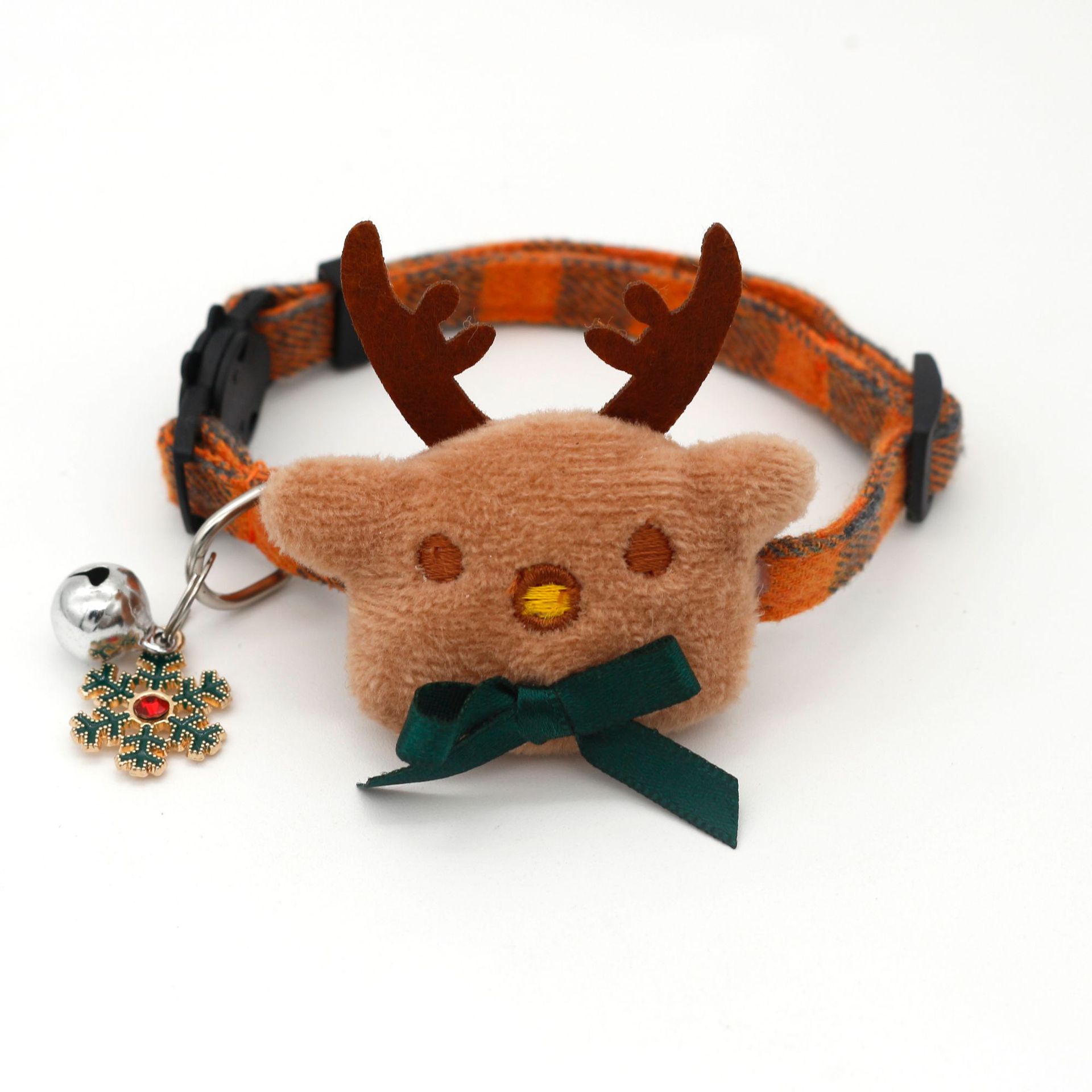 Object Bow Collar Dog Plaid Christmas | Luxury Home Accessories | Heulog Glow
