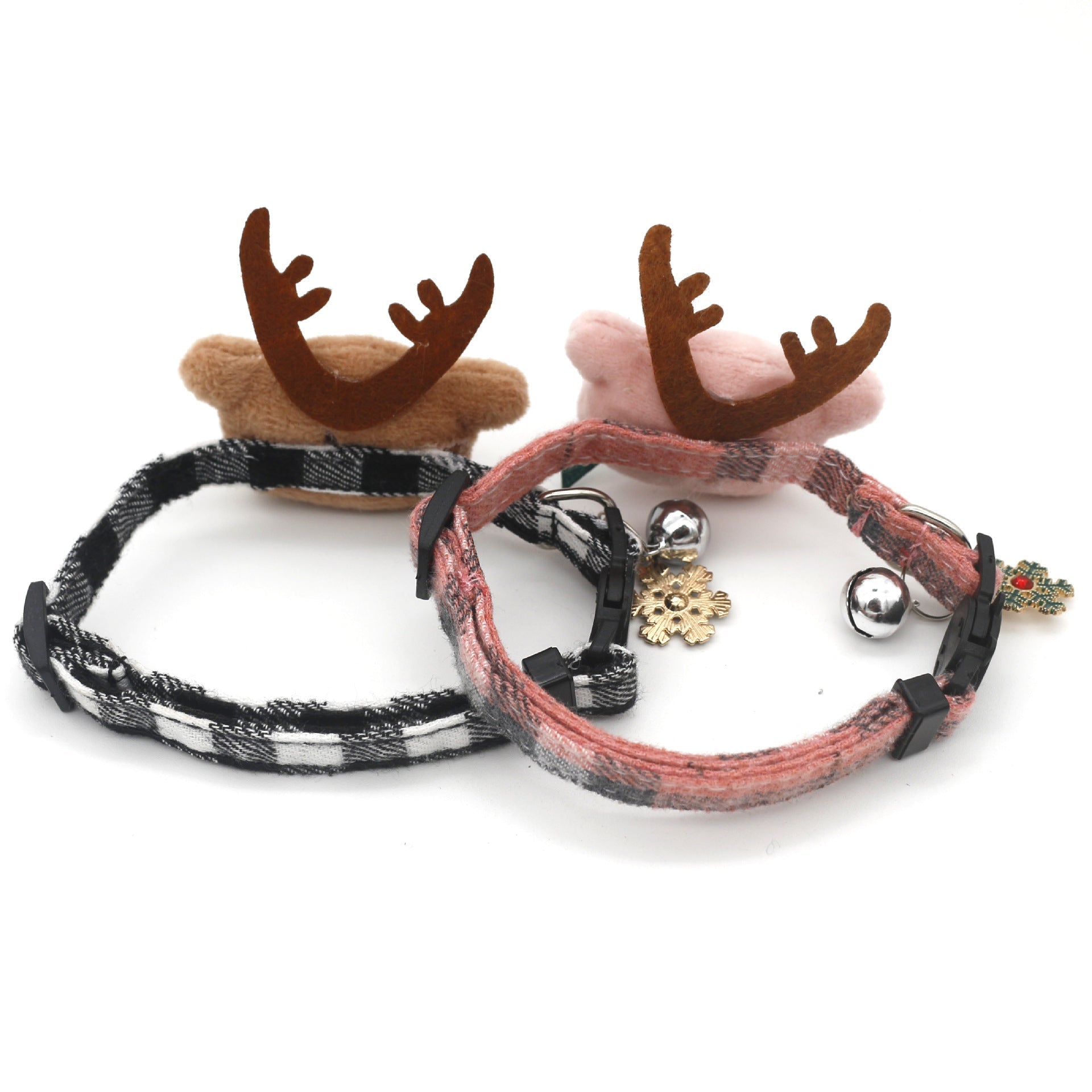 Object Bow Collar Dog Plaid Christmas | Luxury Home Accessories | Heulog Glow