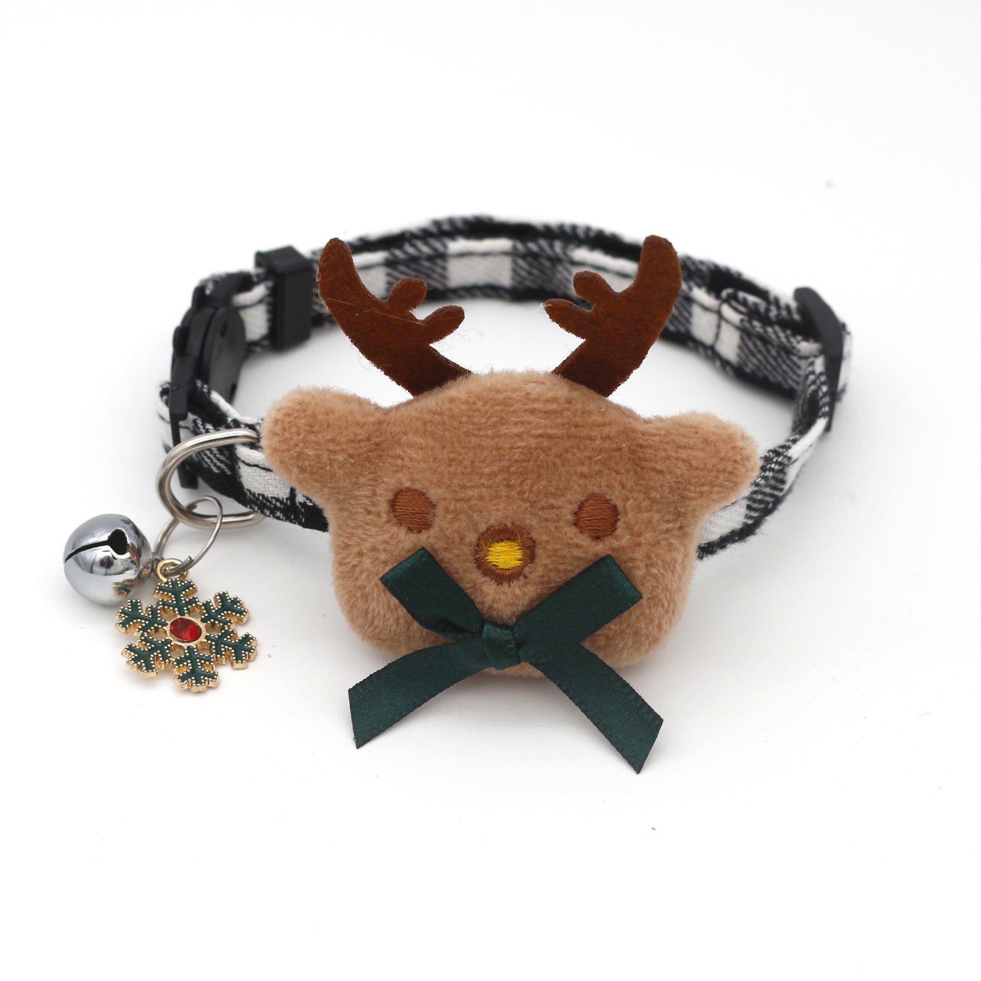 Object Bow Collar Dog Plaid Christmas | Luxury Home Accessories | Heulog Glow
