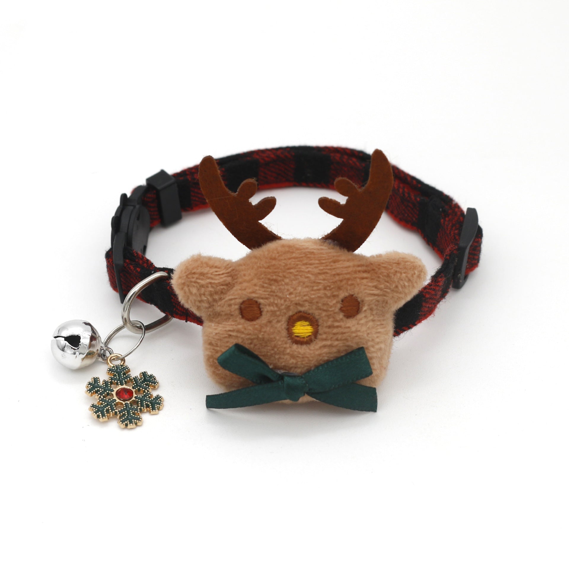Object Bow Collar Dog Plaid Christmas | Luxury Home Accessories | Heulog Glow