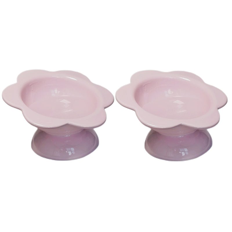 Oblique Mouth High Foot Protection Cervical Spine Pet Bowl | Luxury Home Accessories | Heulog Glow