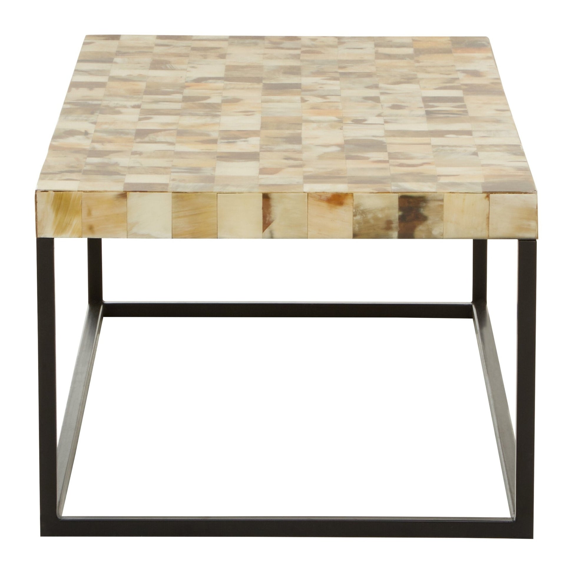 Obra Cream Mother of Pearl Rectangle Coffee Table | Luxury Home Accessories | Heulog Glow