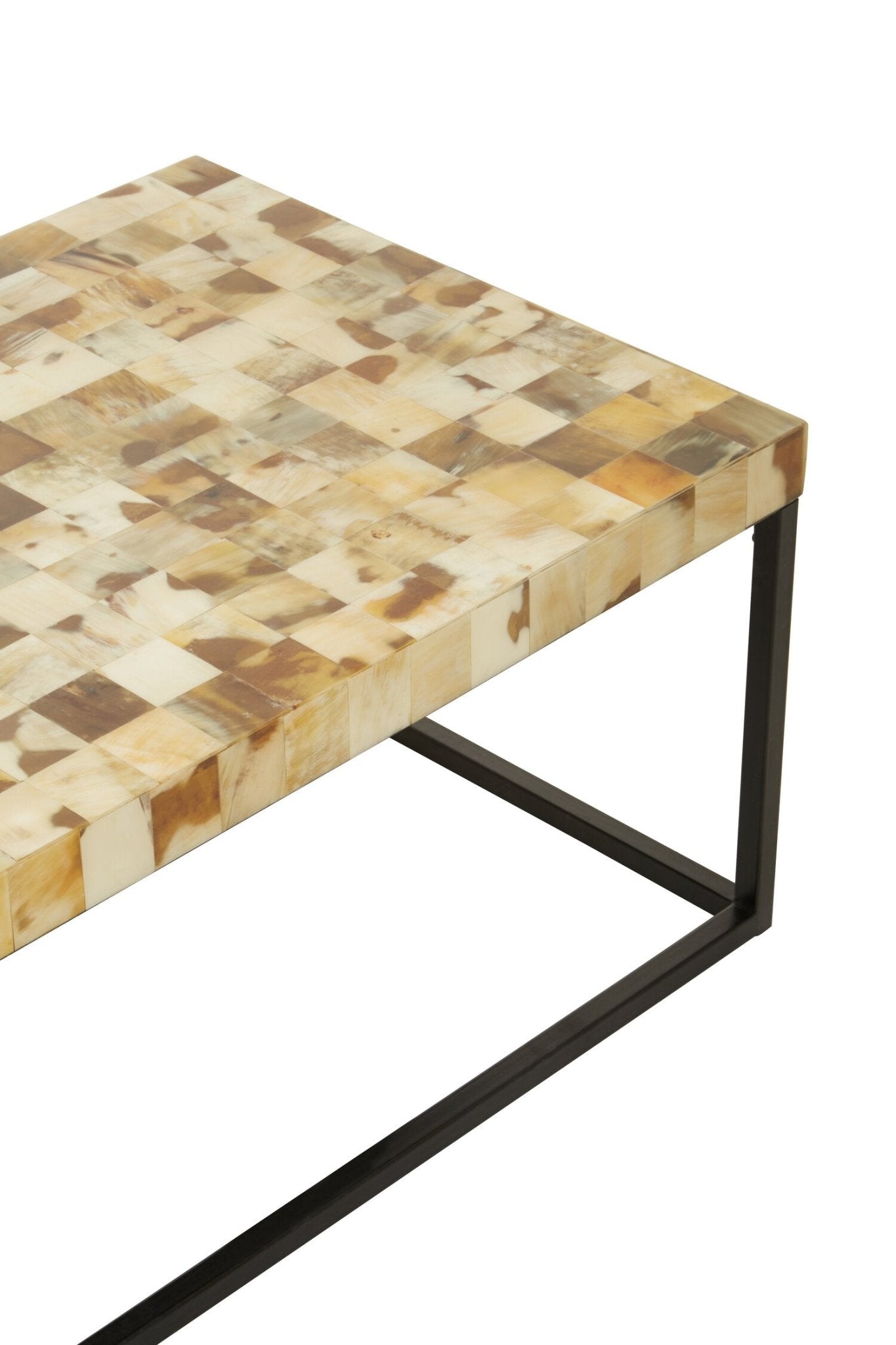 Obra Cream Mother of Pearl Rectangle Coffee Table | Luxury Home Accessories | Heulog Glow