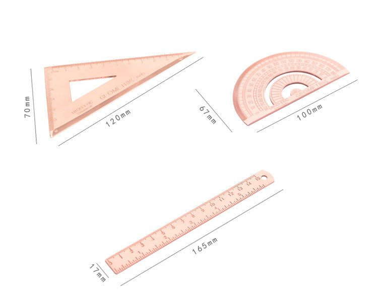Office stationery ruler set | Luxury Home Accessories | Heulog Glow