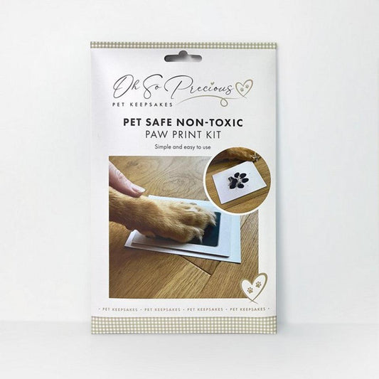 Oh So Precious Paw Print Non-Toxic Ink Pad Standard 12.5cm | Luxury Home Accessories | Heulog Glow