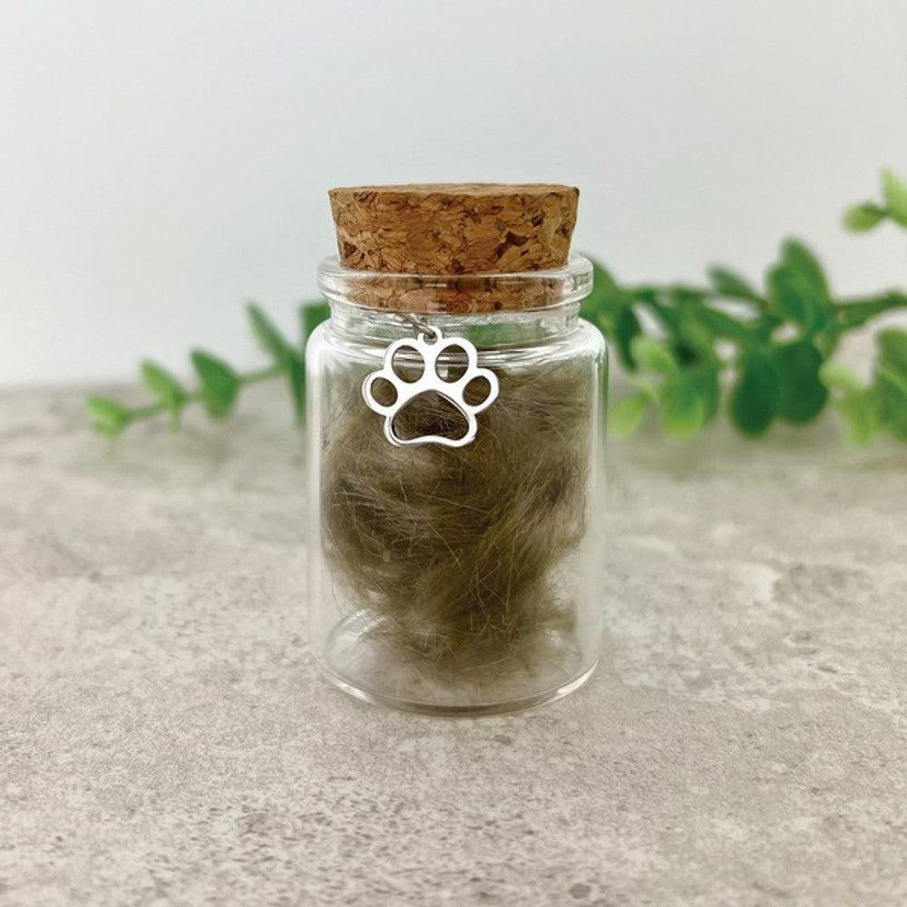 Oh So Precious Pet Fur Keepsake Bottle 30cl | Luxury Home Accessories | Heulog Glow