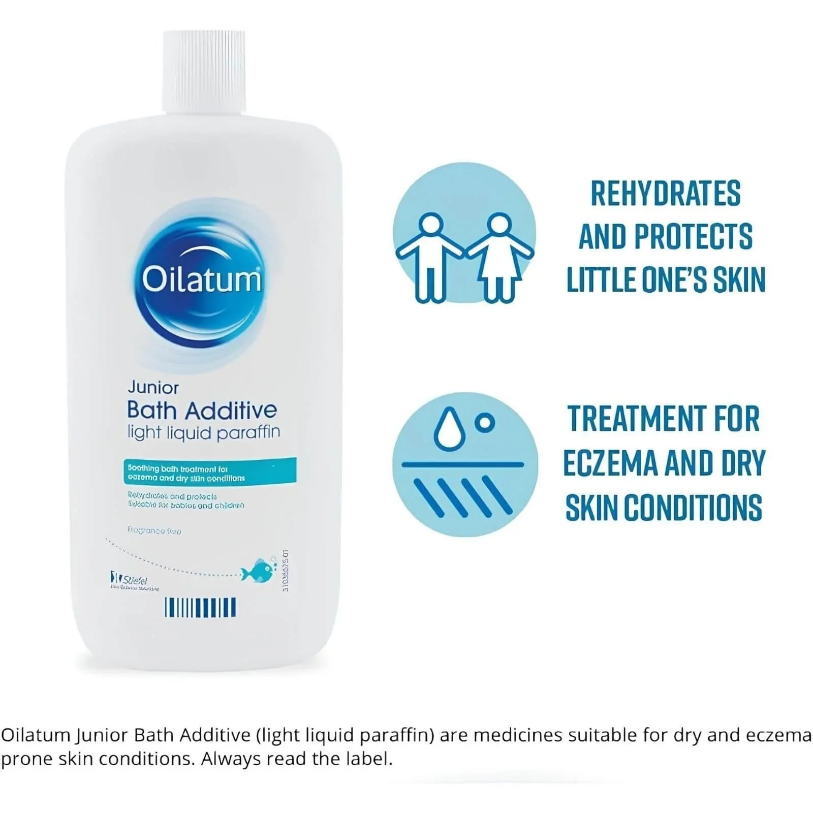 Oilatum Junior Bath Additive 600ml | Luxury Home Accessories | Heulog Glow