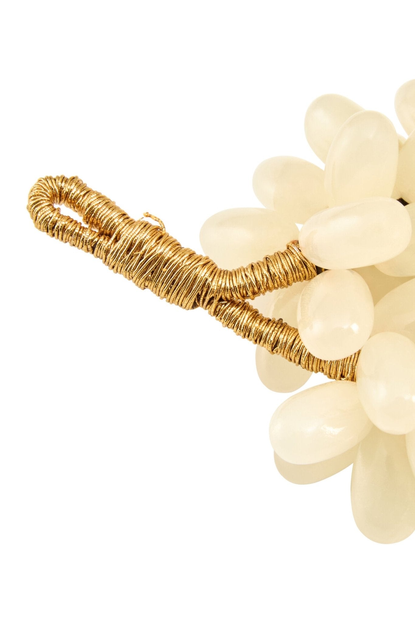 Oleena Large White Onyx Decorative 100 Grapes | Luxury Home Accessories | Heulog Glow
