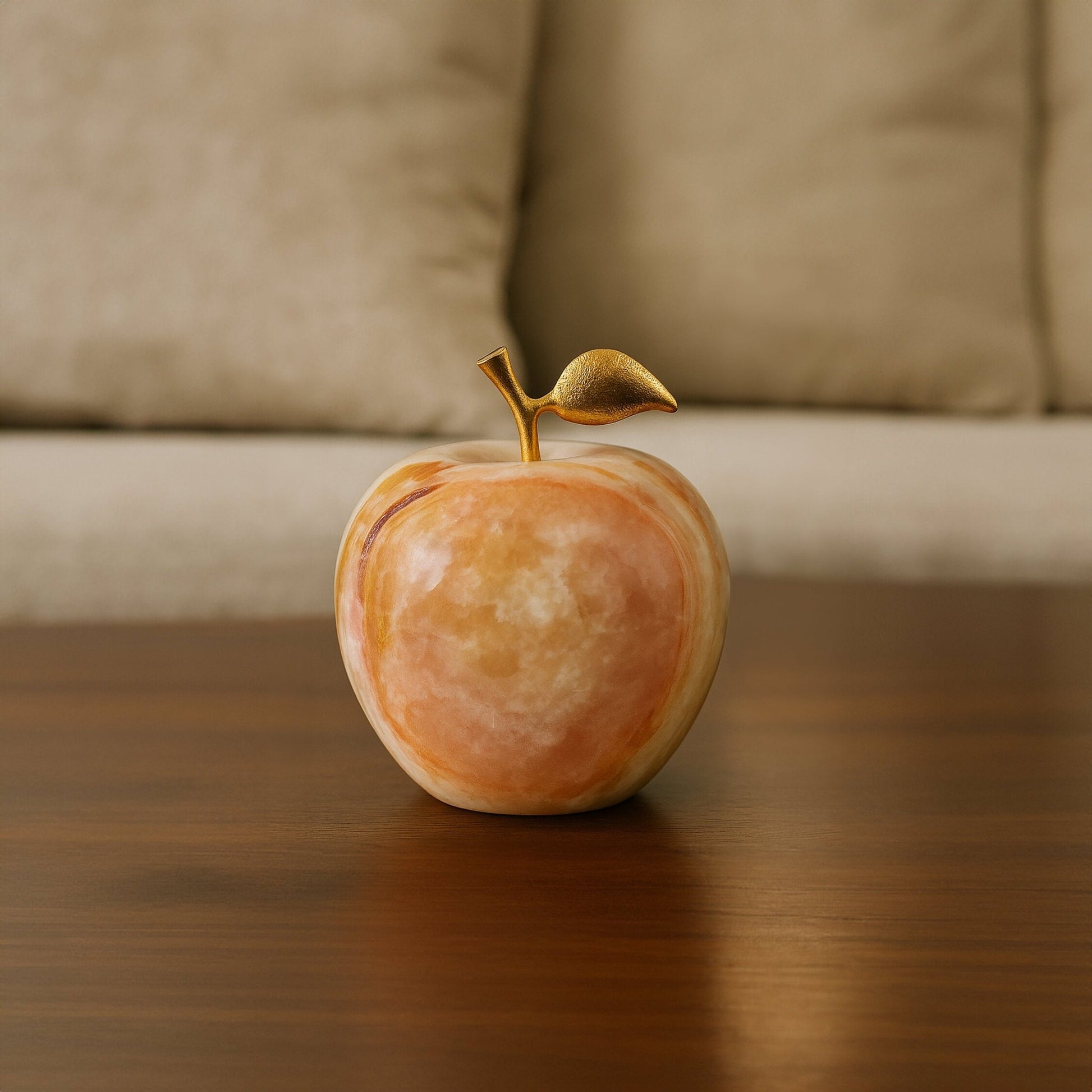 Oleena Onyx Decorative Apple | Luxury Home Accessories | Heulog Glow