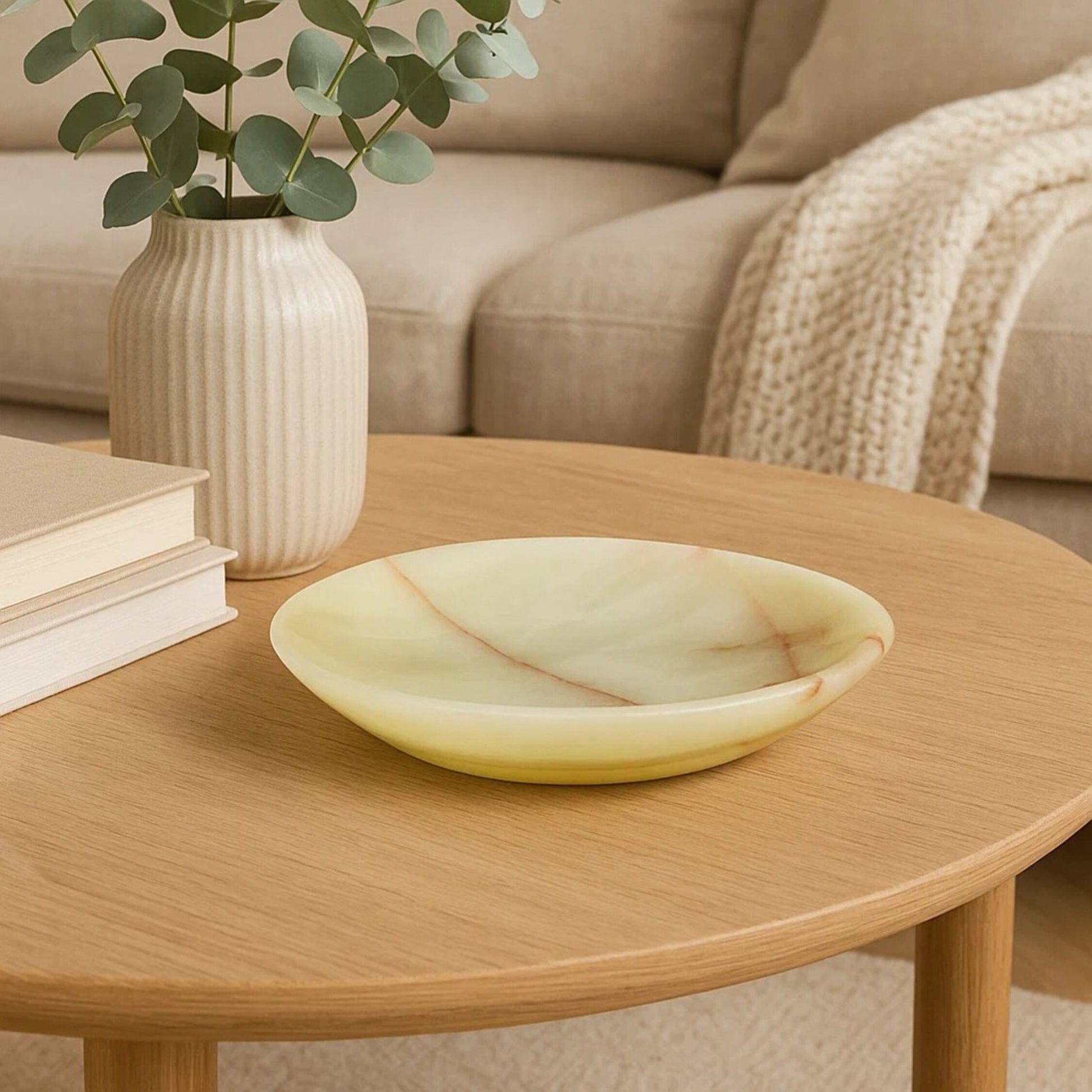 Oleena Onyx Oval Dish | Luxury Home Accessories | Heulog Glow
