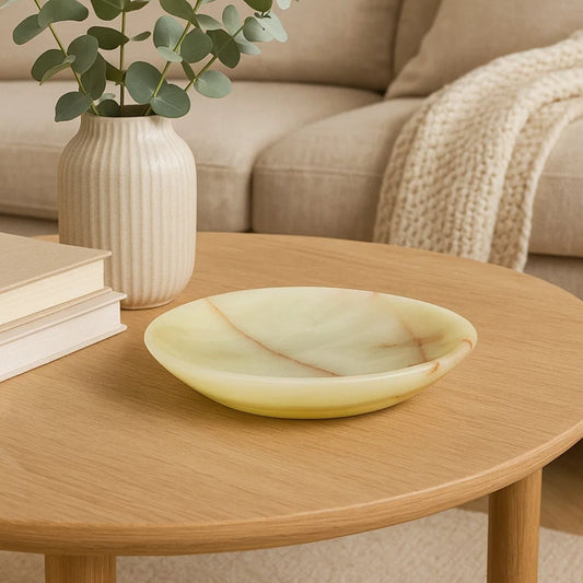 Oleena Onyx Oval Dish | Luxury Home Accessories | Heulog Glow