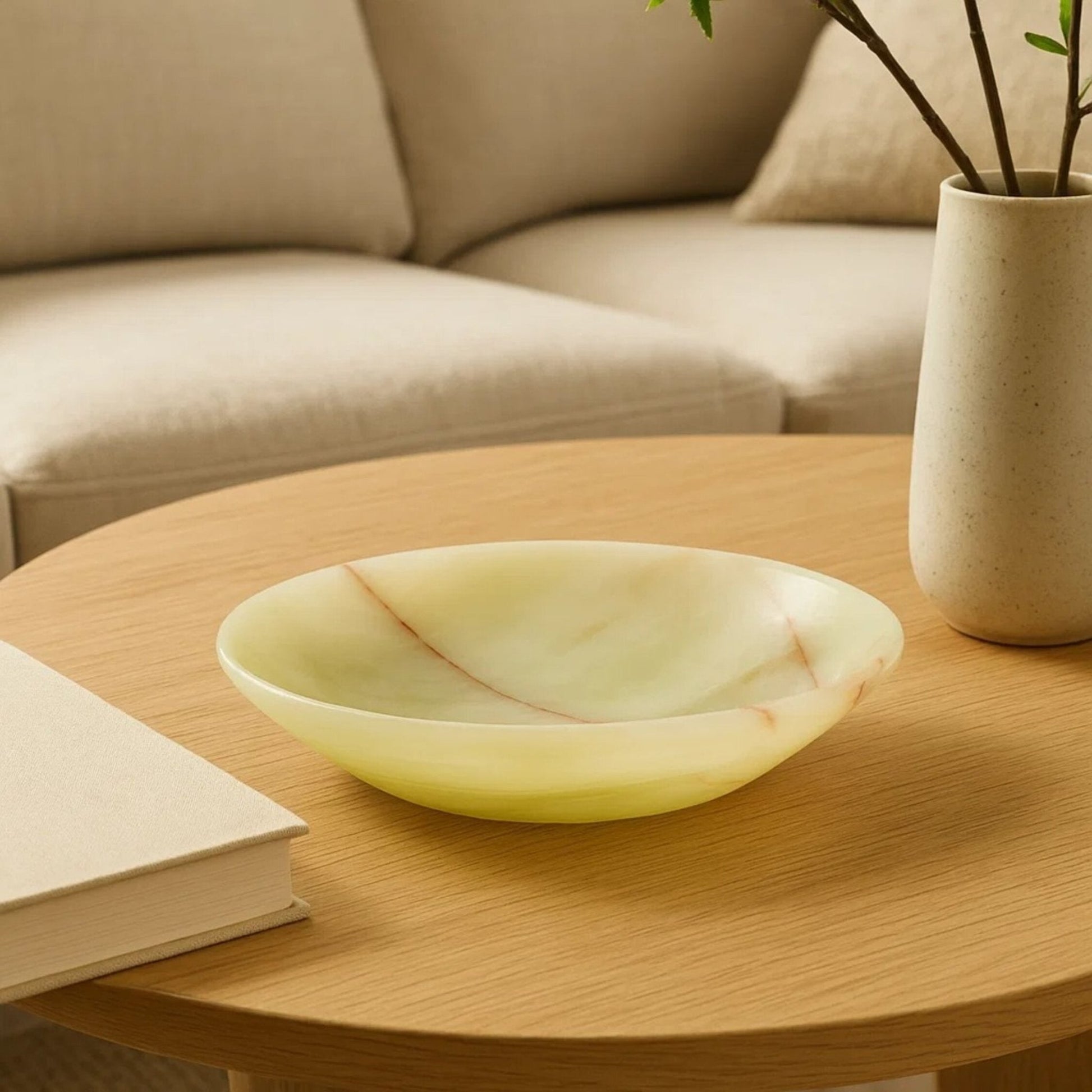 Oleena Onyx Oval Dish | Luxury Home Accessories | Heulog Glow