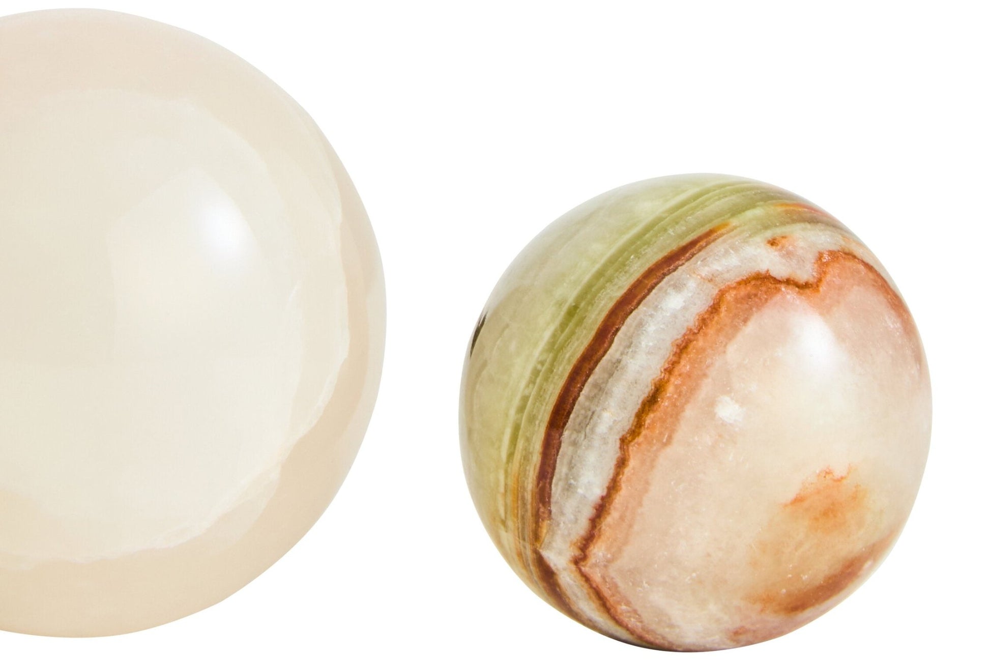 Oleena Onyx Set of 4 Deco Balls | Luxury Home Accessories | Heulog Glow