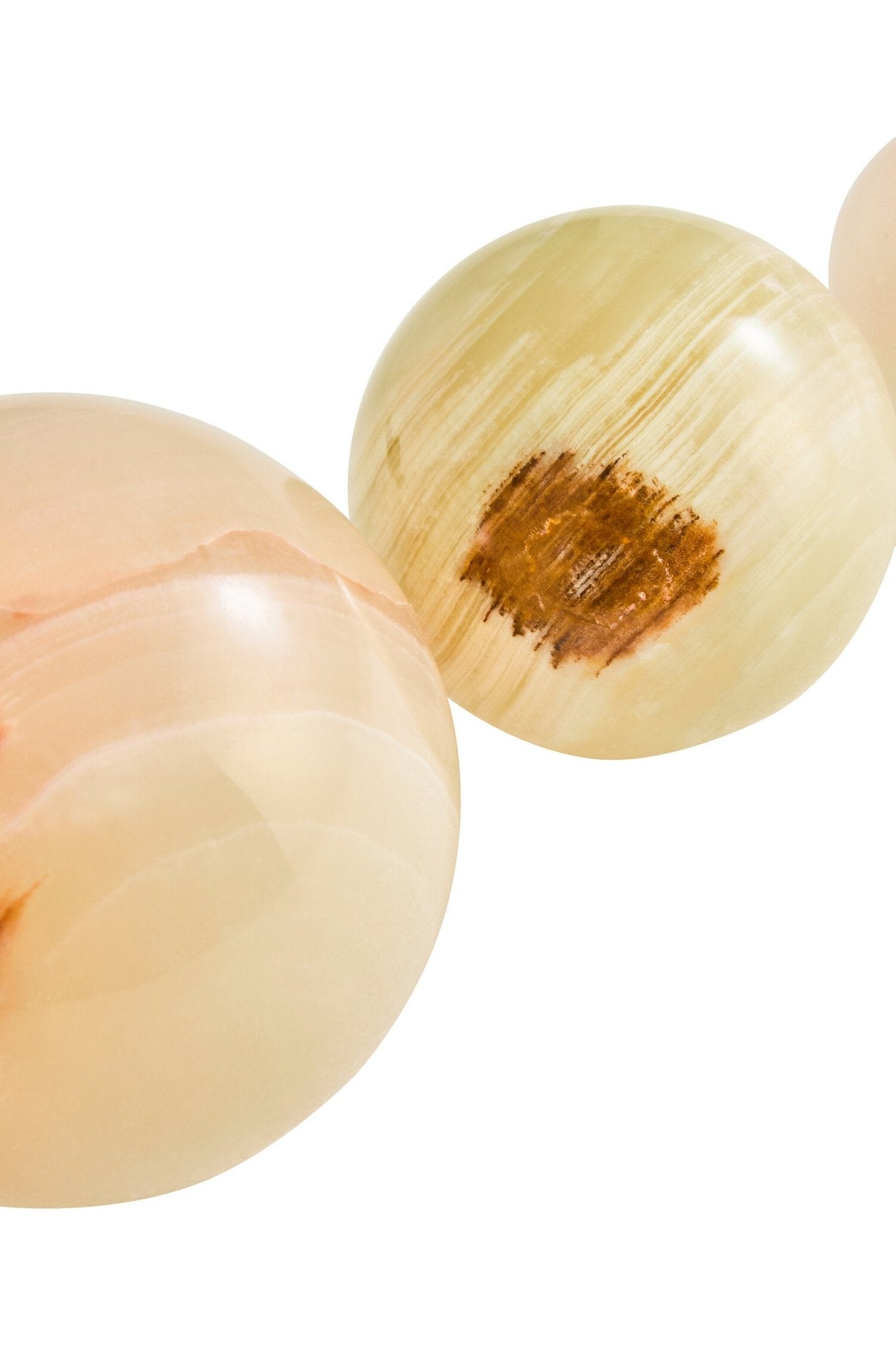 Oleena Onyx Set of 4 Deco Balls | Luxury Home Accessories | Heulog Glow