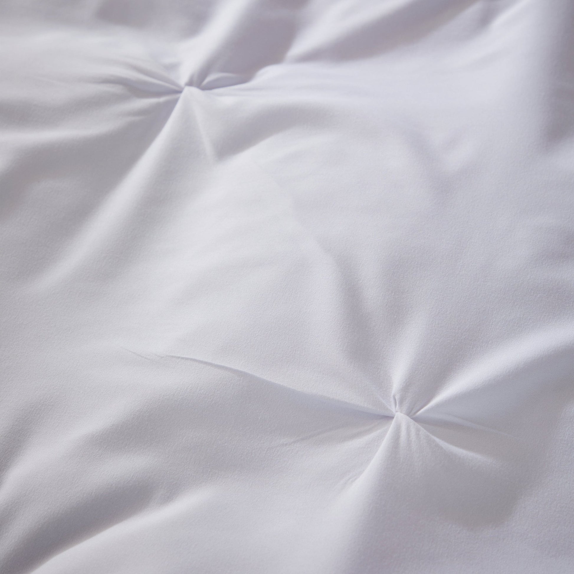 OLIVIA ROCCO Pintuck White Microfibre Duvet Cover Set With Pillowcases Reversible | Luxury Home Accessories | Heulog Glow