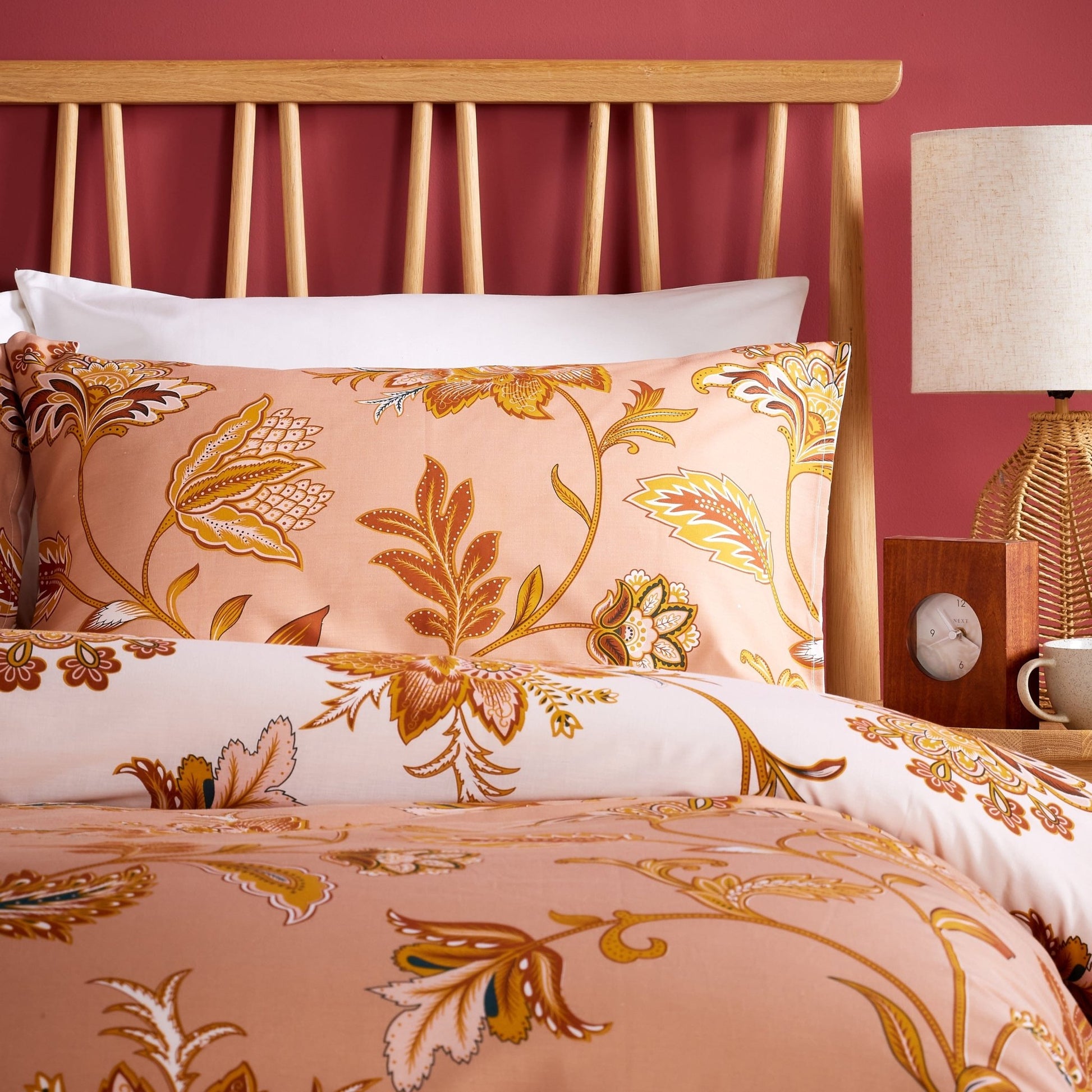 OLIVIA ROCCO Shimla Duvet Cover Set Easy Care Reversible Quilt Cover With Pillowcases | Luxury Home Accessories | Heulog Glow