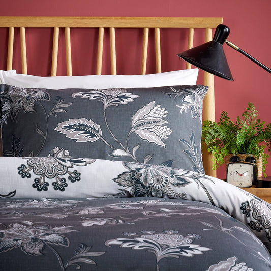 OLIVIA ROCCO Shimla Duvet Cover Set Easy Care Reversible Quilt Cover With Pillowcases | Luxury Home Accessories | Heulog Glow