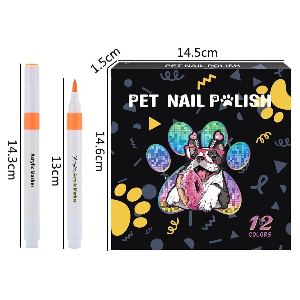 Opaque Color Nail Brush Graffiti Water-based Laminated Pet Manicure | Luxury Home Accessories | Heulog Glow