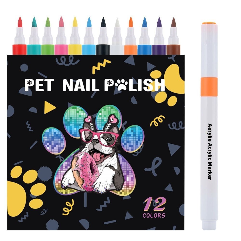 Opaque Color Nail Brush Graffiti Water-based Laminated Pet Manicure | Luxury Home Accessories | Heulog Glow