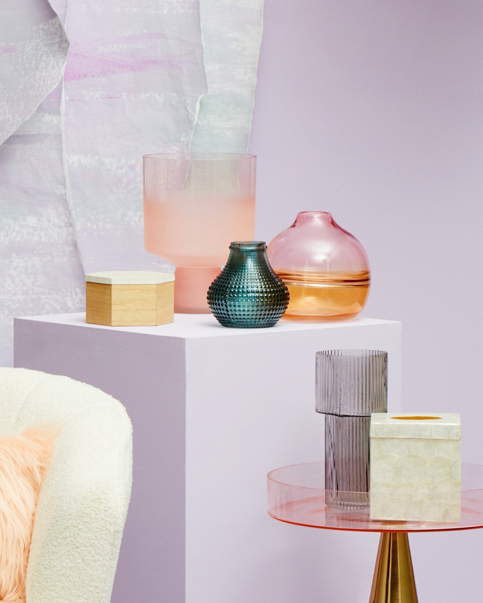 Optik Bottle Vase | Luxury Home Accessories | Heulog Glow