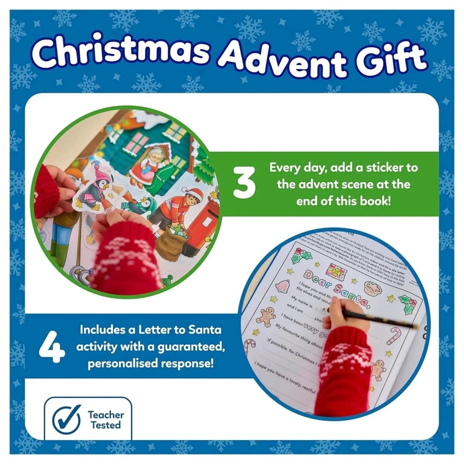 Orchard Toys Countdown to Christmas Activity Book | Luxury Home Accessories | Heulog Glow