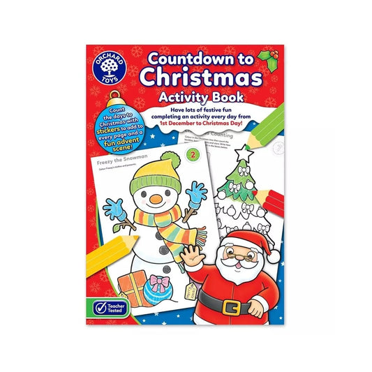 Orchard Toys Countdown to Christmas Activity Book | Luxury Home Accessories | Heulog Glow